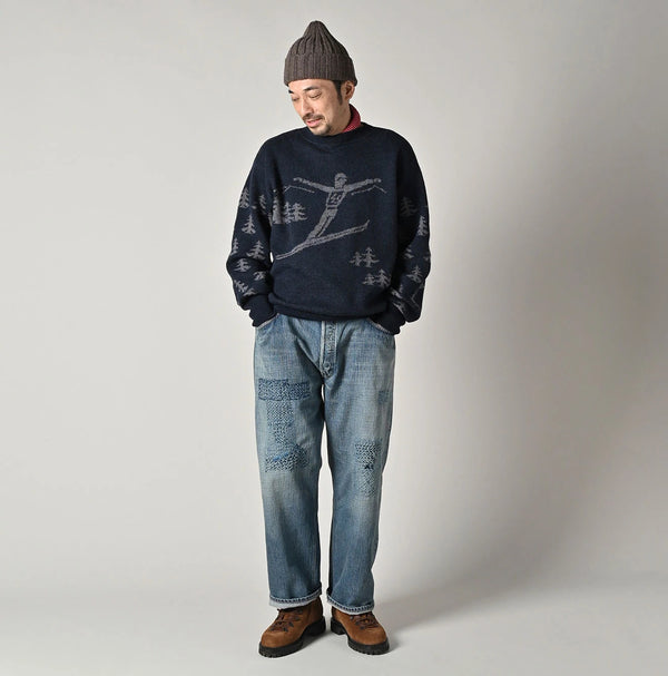 45R Snow Jacquard 908 Knit-sewn Sweater