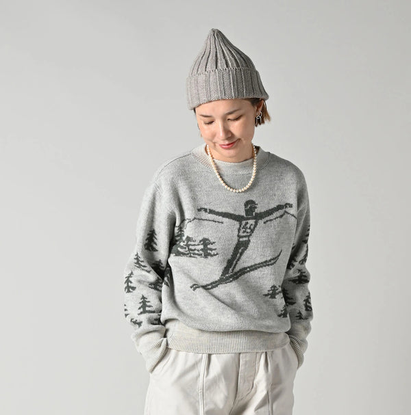 45R Snow Jacquard 908 Knit-sewn Sweater
