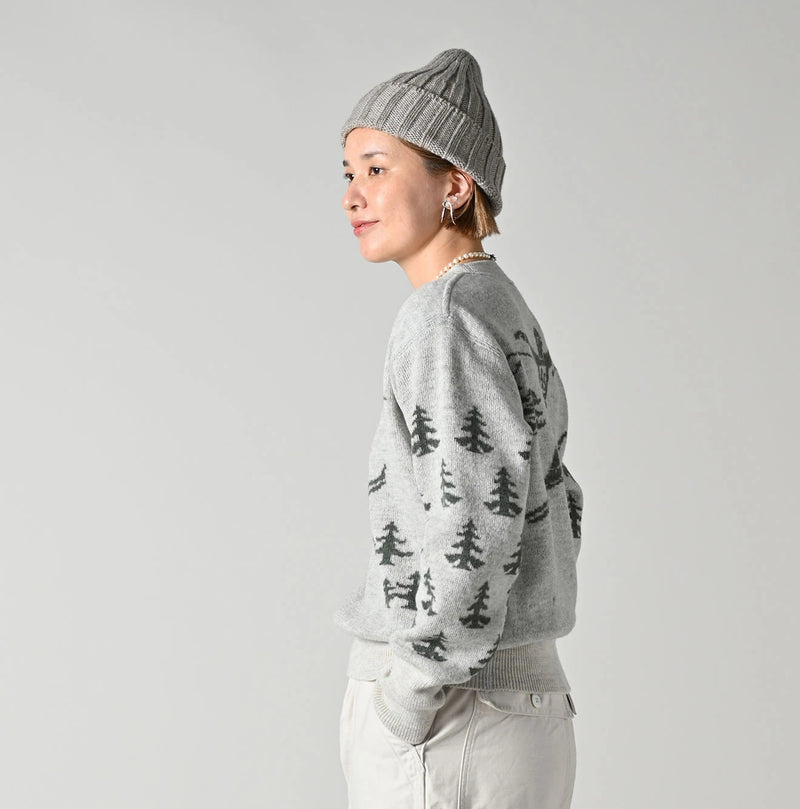 45R Snow Jacquard 908 Knit-sewn Sweater - Image 8