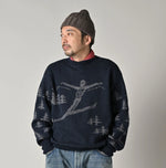 45R Snow Jacquard 908 Knit-sewn Sweater