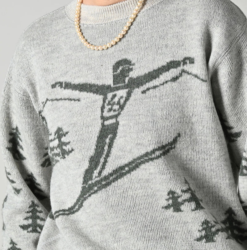 45R Snow Jacquard 908 Knit-sewn Sweater - Image 14