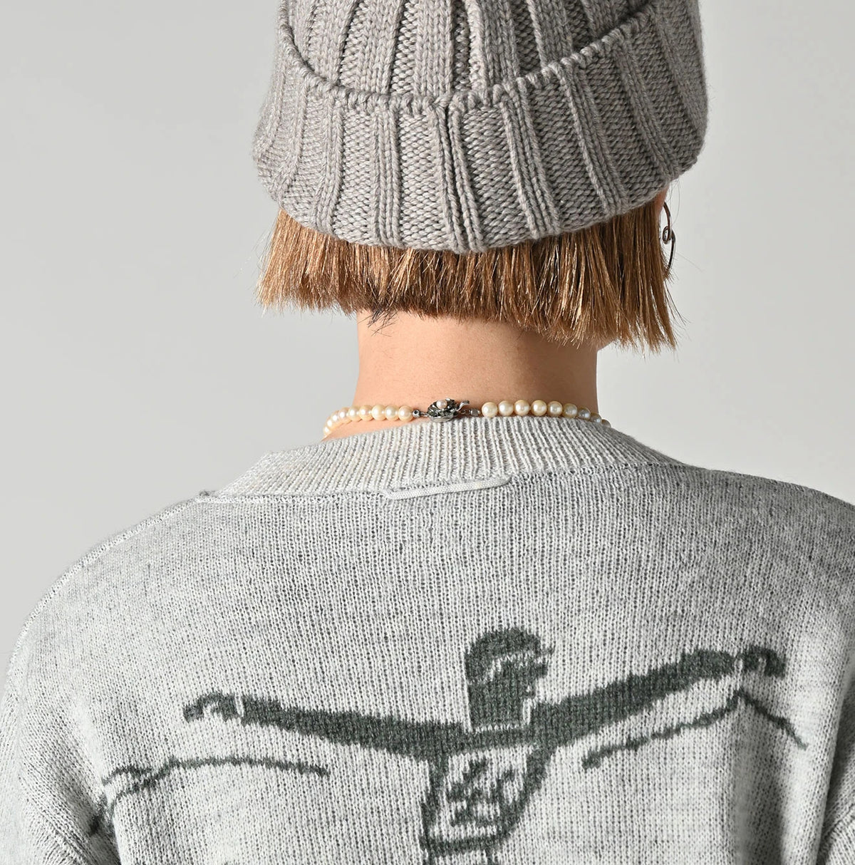 45R Snow Jacquard 908 Knit-sewn Sweater
