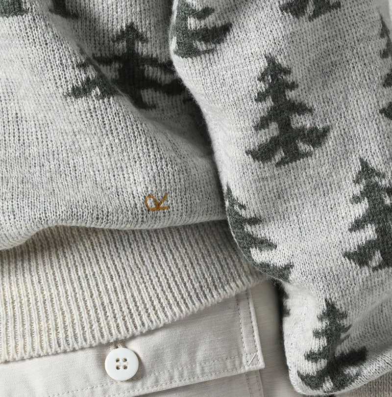 45R Snow Jacquard 908 Knit-sewn Sweater - Image 17