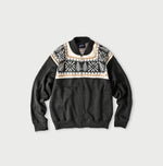 45R Snowflake Jacquard Smooth 908 Knit-sewn Blouson