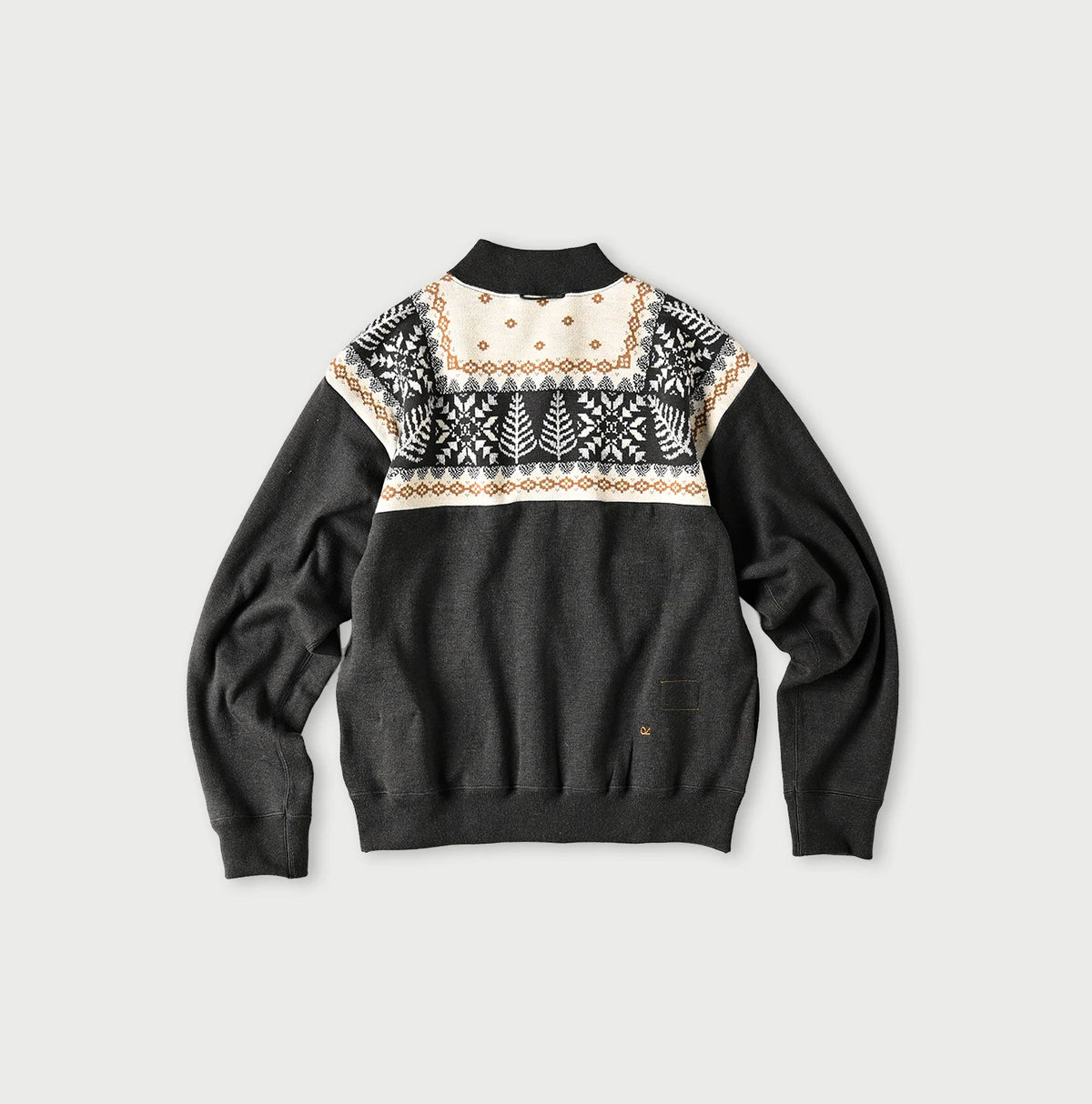 45R Snowflake Jacquard Smooth 908 Knit-sewn Blouson