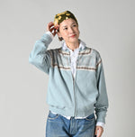 45R Snowflake Jacquard Smooth 908 Knit-sewn Blouson