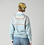 45R Snowflake Jacquard Smooth 908 Knit-sewn Blouson