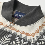 45R Snowflake Jacquard Smooth 908 Knit-sewn Blouson
