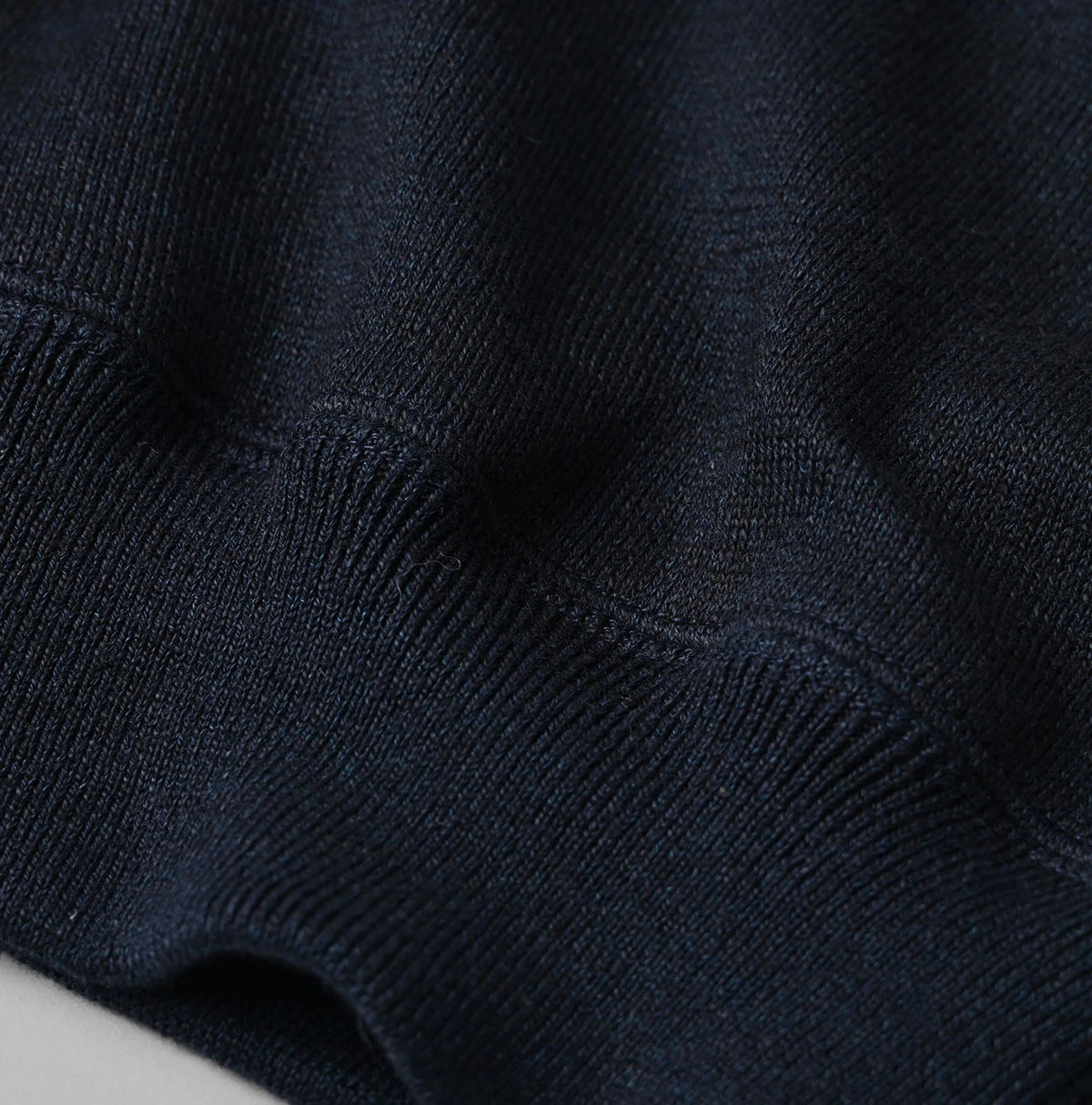 45R Indigo Snowflake Jacquard Smooth 908 Knit-sewn Blouson