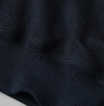 45R Indigo Snowflake Jacquard Smooth 908 Knit-sewn Blouson