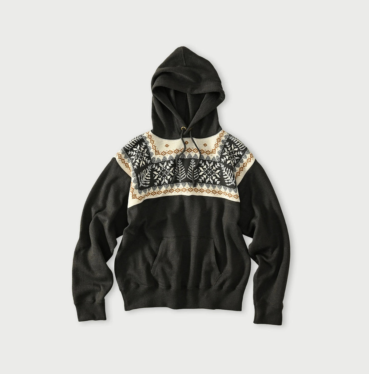 45R Snowflake Jacquard Smooth 908 Knit-sewn Hoodie - Image 1