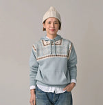 45R Snowflake Jacquard Smooth 908 Knit-sewn Hoodie