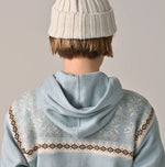 45R Snowflake Jacquard Smooth 908 Knit-sewn Hoodie