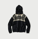 45R Indigo Snowflake Jacquard Smooth 908 Knit-sewn Hoodie