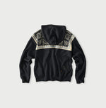 45R Indigo Snowflake Jacquard Smooth 908 Knit-sewn Hoodie