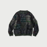 45R Felted Jacquard Patchwork 908 Uma Sweater