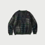 45R Felted Jacquard Patchwork 908 Uma Sweater