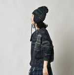 45R Felted Jacquard Patchwork 908 Uma Sweater