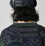 45R Felted Jacquard Patchwork 908 Uma Sweater