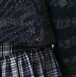 45R Felted Jacquard Patchwork 908 Uma Sweater