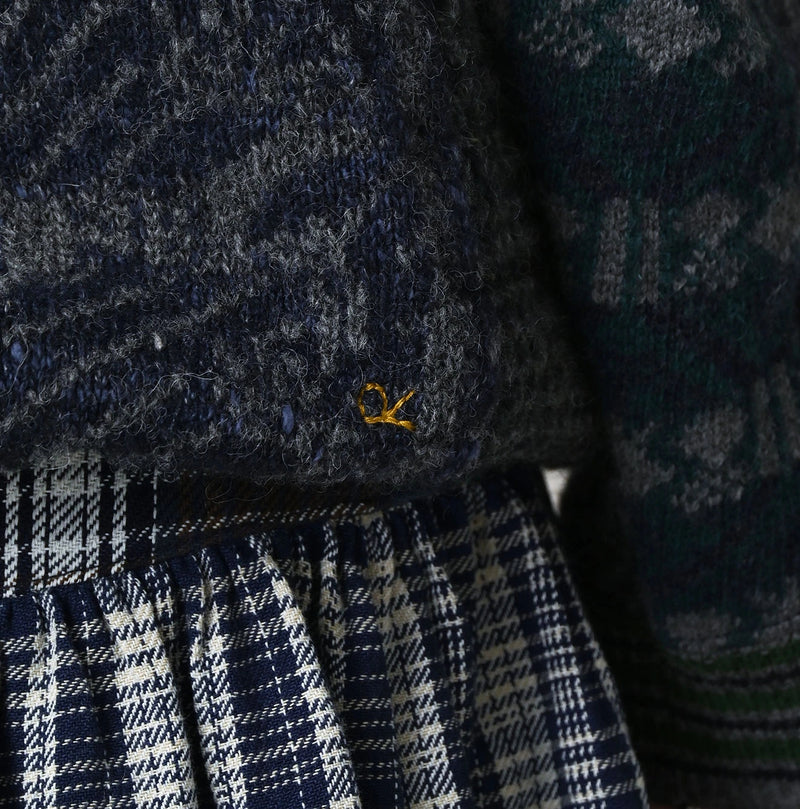 45R Felted Jacquard Patchwork 908 Uma Sweater - Image 16