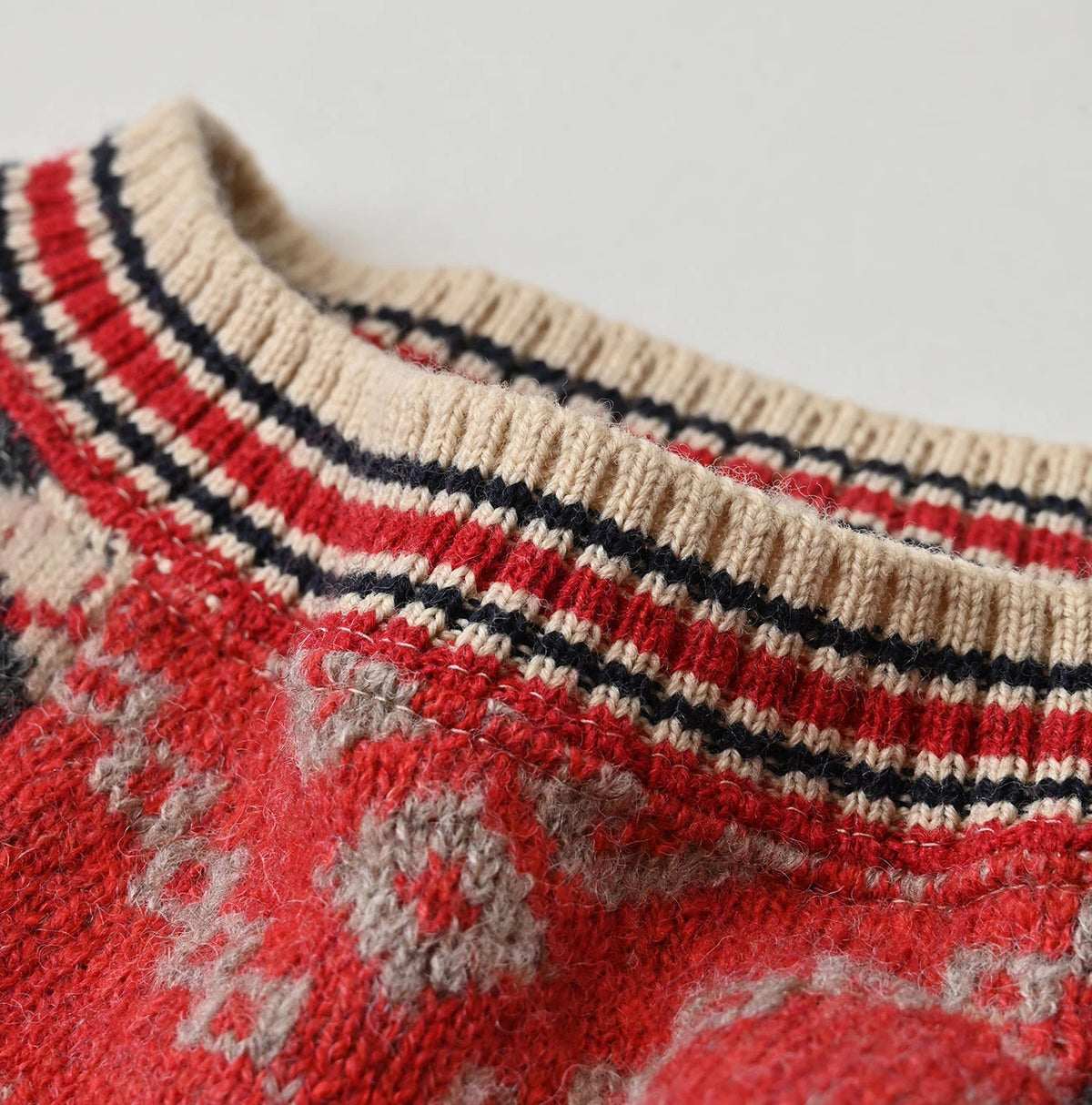 45R Felted Jacquard Patchwork 908 Uma Sweater