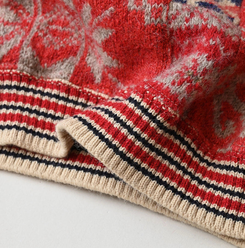 45R Felted Jacquard Patchwork 908 Uma Sweater - Image 22