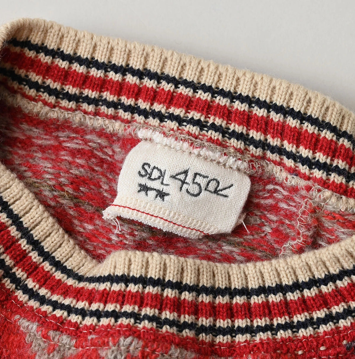 45R Felted Jacquard Patchwork 908 Uma Sweater