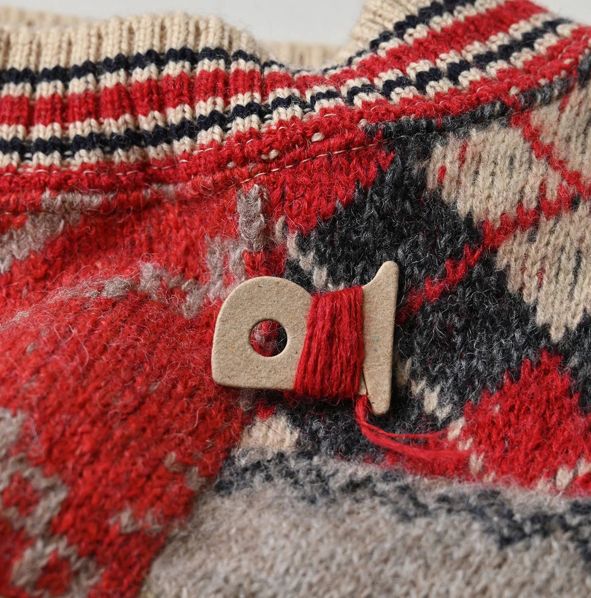 45R Felted Jacquard Patchwork 908 Uma Sweater