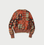 45R Felted Jacquard Patchwork 908 Cardigan