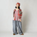 45R Felted Jacquard Patchwork 908 Cardigan