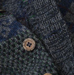 45R Felted Jacquard Patchwork 908 Cardigan