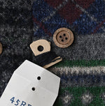 45R Felted Jacquard Patchwork 908 Cardigan