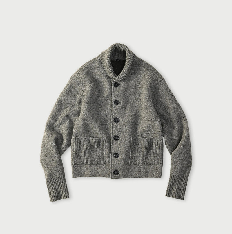 45R Shetland Cashmere 908 Stadium Jacket - Image 2