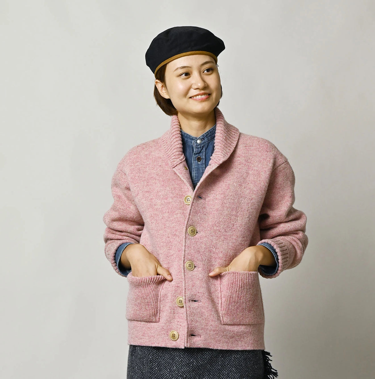 45R Shetland Cashmere 908 Stadium Jacket - Image 6