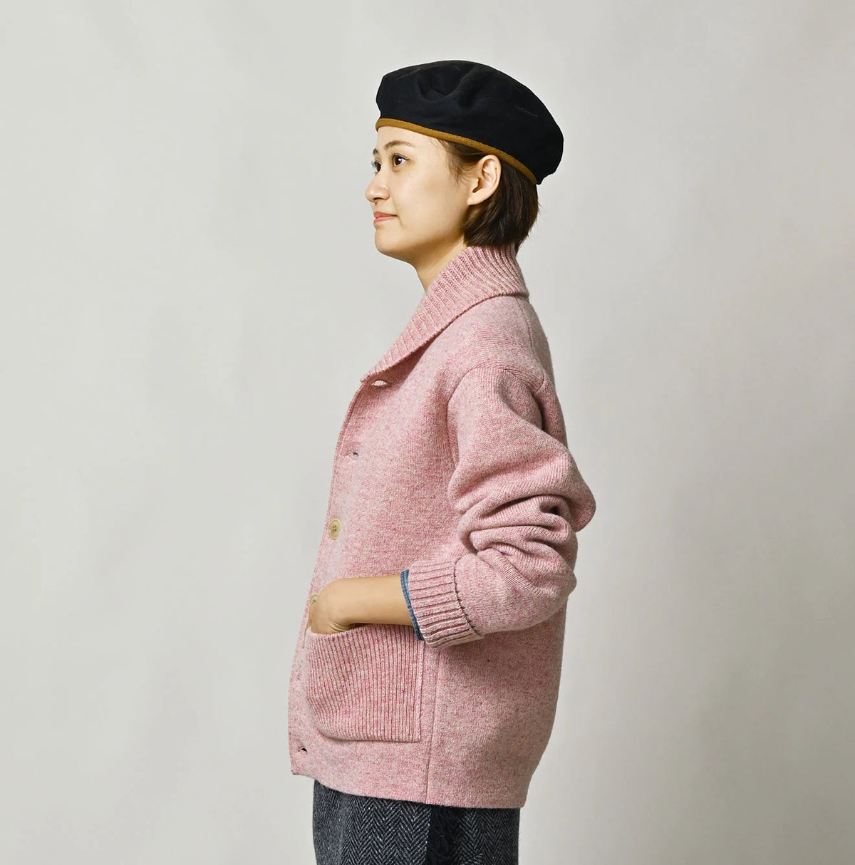 45R Shetland Cashmere 908 Stadium Jacket