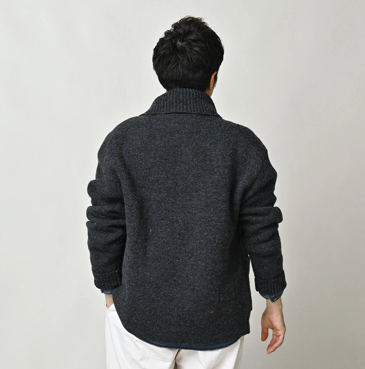45R Shetland Cashmere 908 Stadium Jacket - Image 12