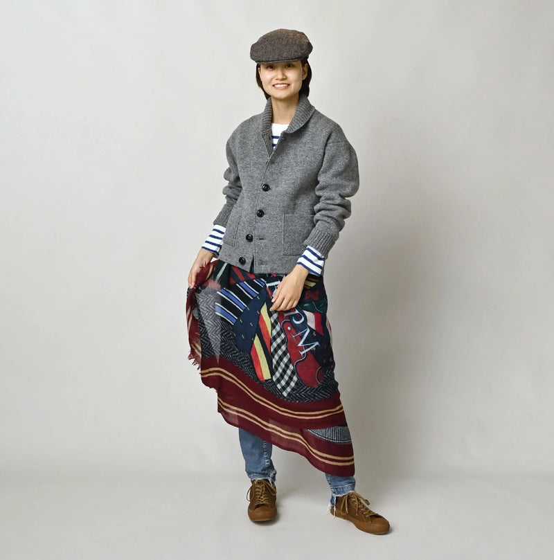 45R Shetland Cashmere 908 Stadium Jacket - Image 18