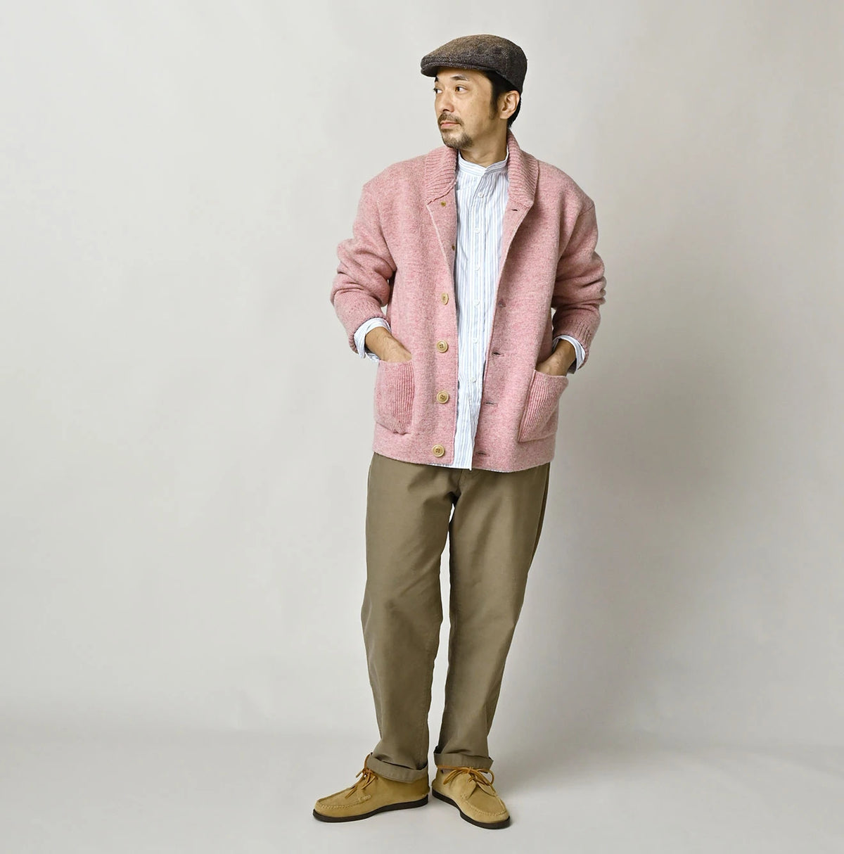 45R Shetland Cashmere 908 Stadium Jacket - Image 20