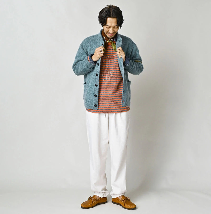 45R Shetland Felted Stadium Jacket - Image 8