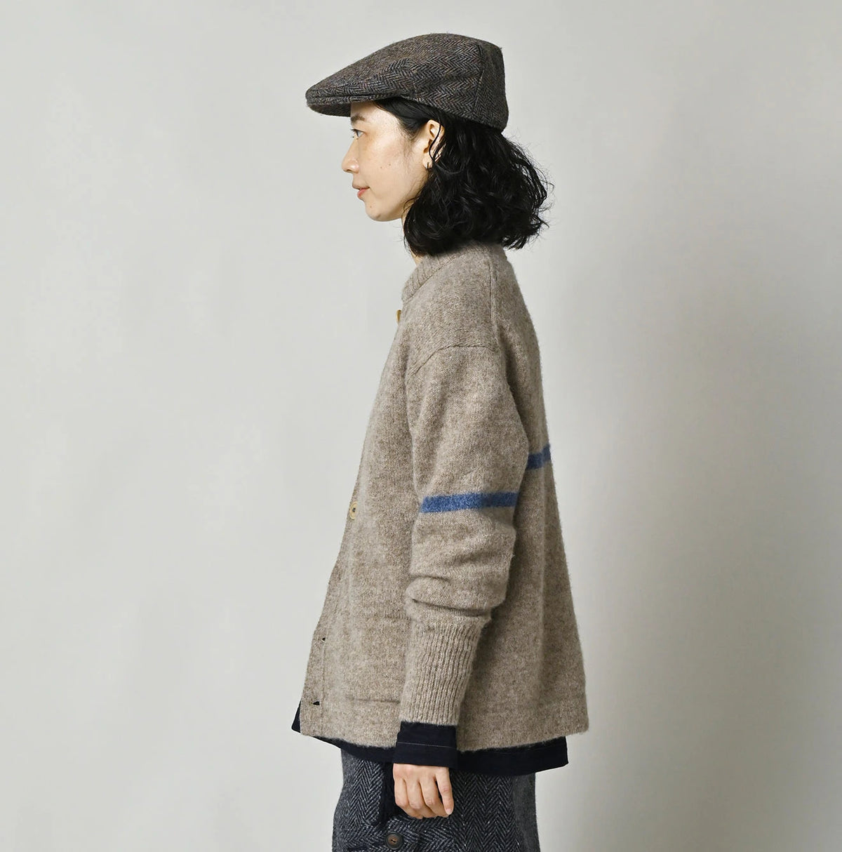 45R Shetland Felted Stadium Jacket