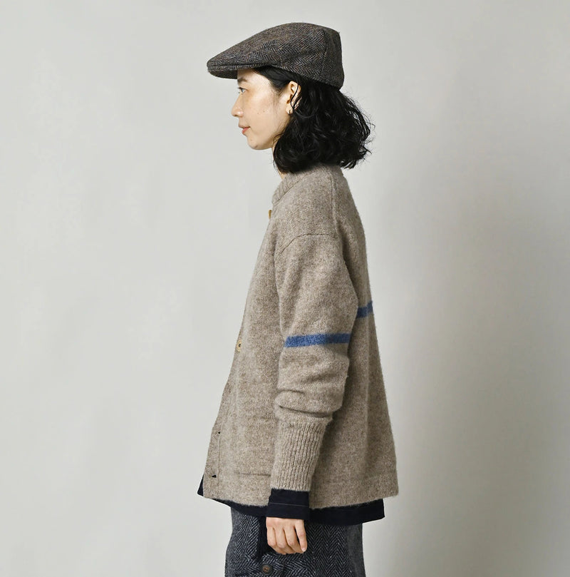 45R Shetland Felted Stadium Jacket - Image 10