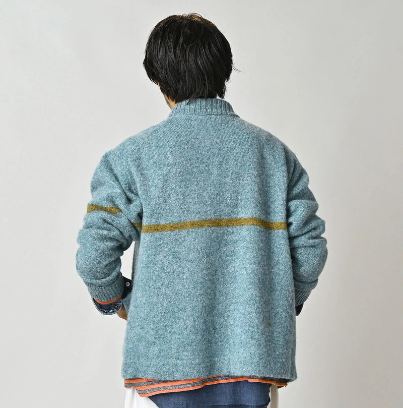 45R Shetland Felted Stadium Jacket - Image 14