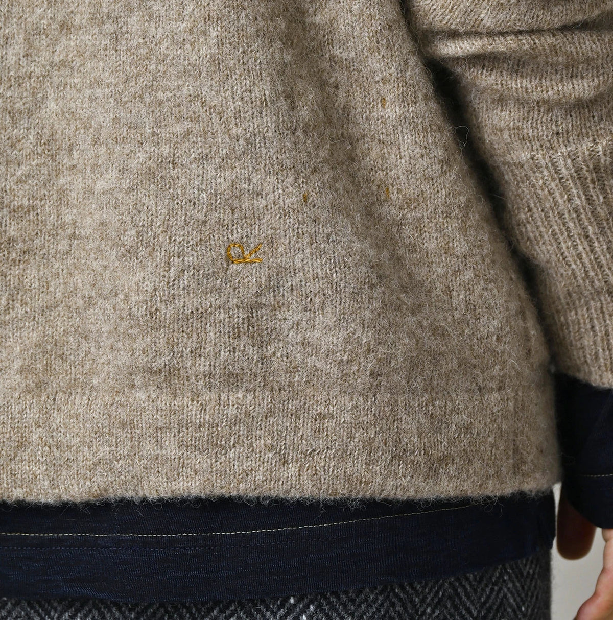 45R Shetland Felted Stadium Jacket - Image 20