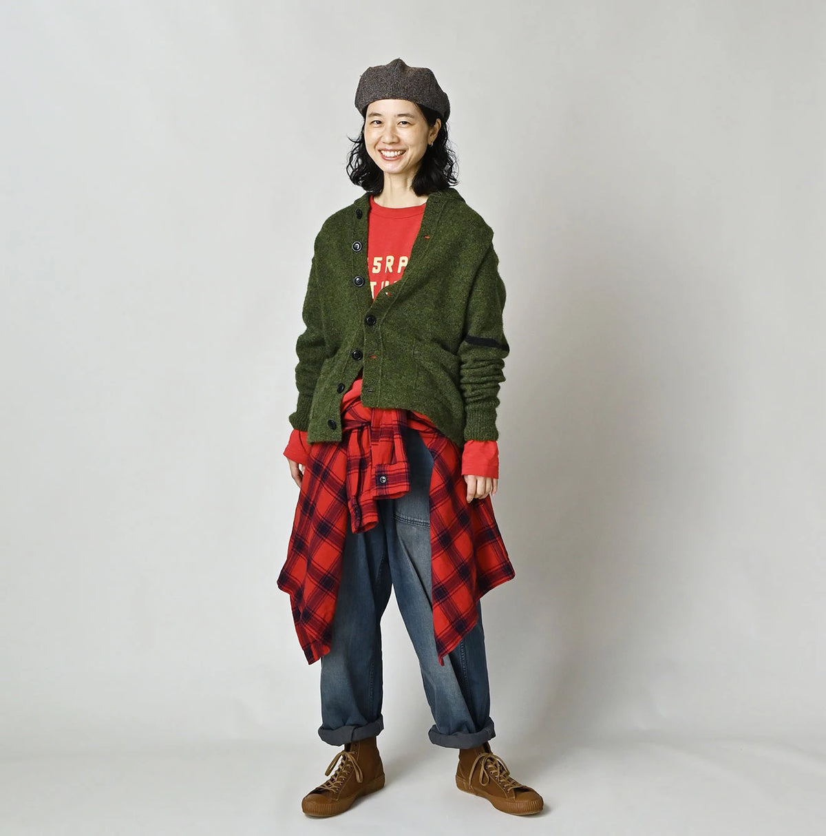 45R Shetland Felted Stadium Jacket