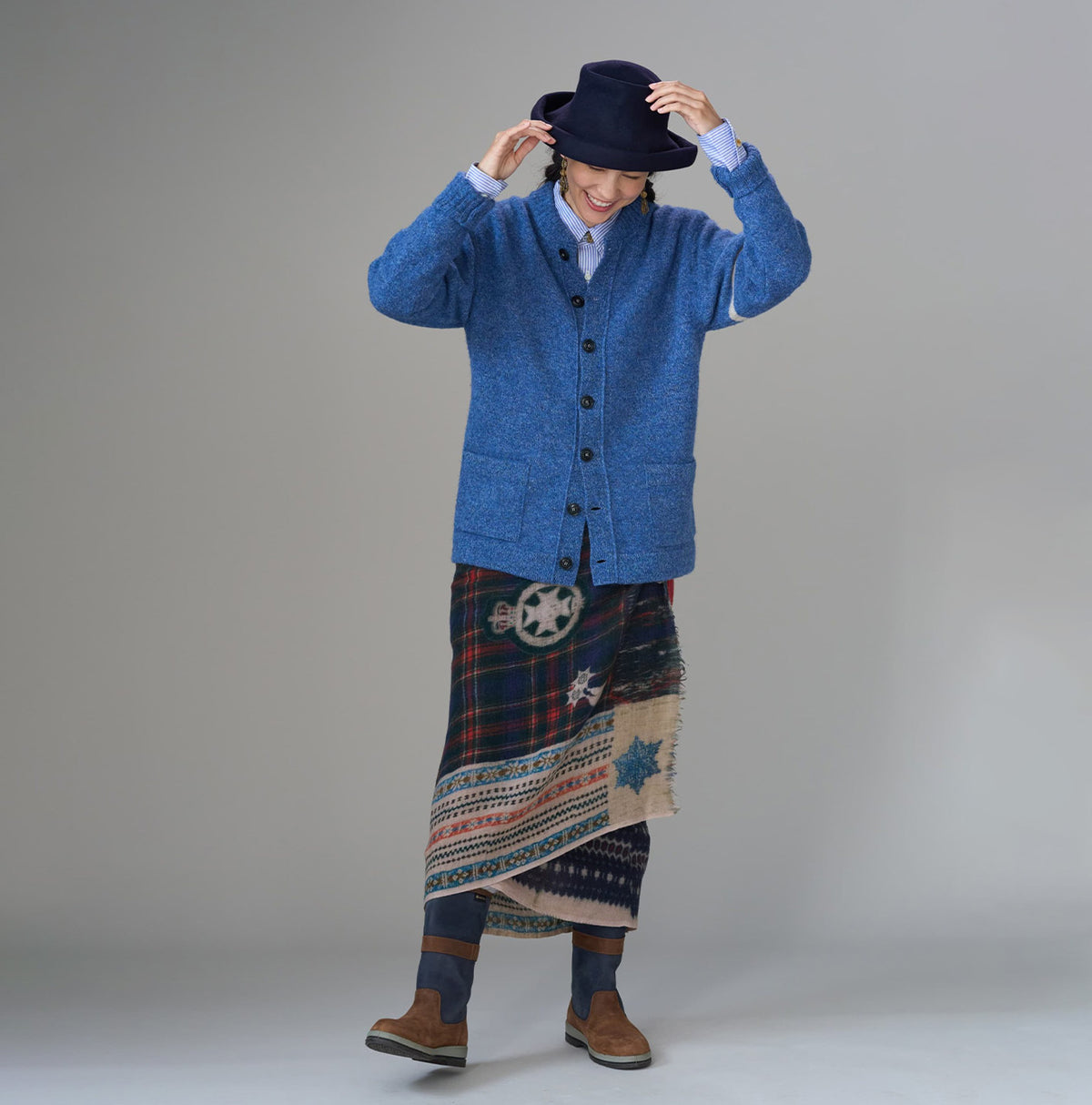 Shetland Felted Stadium Jacket