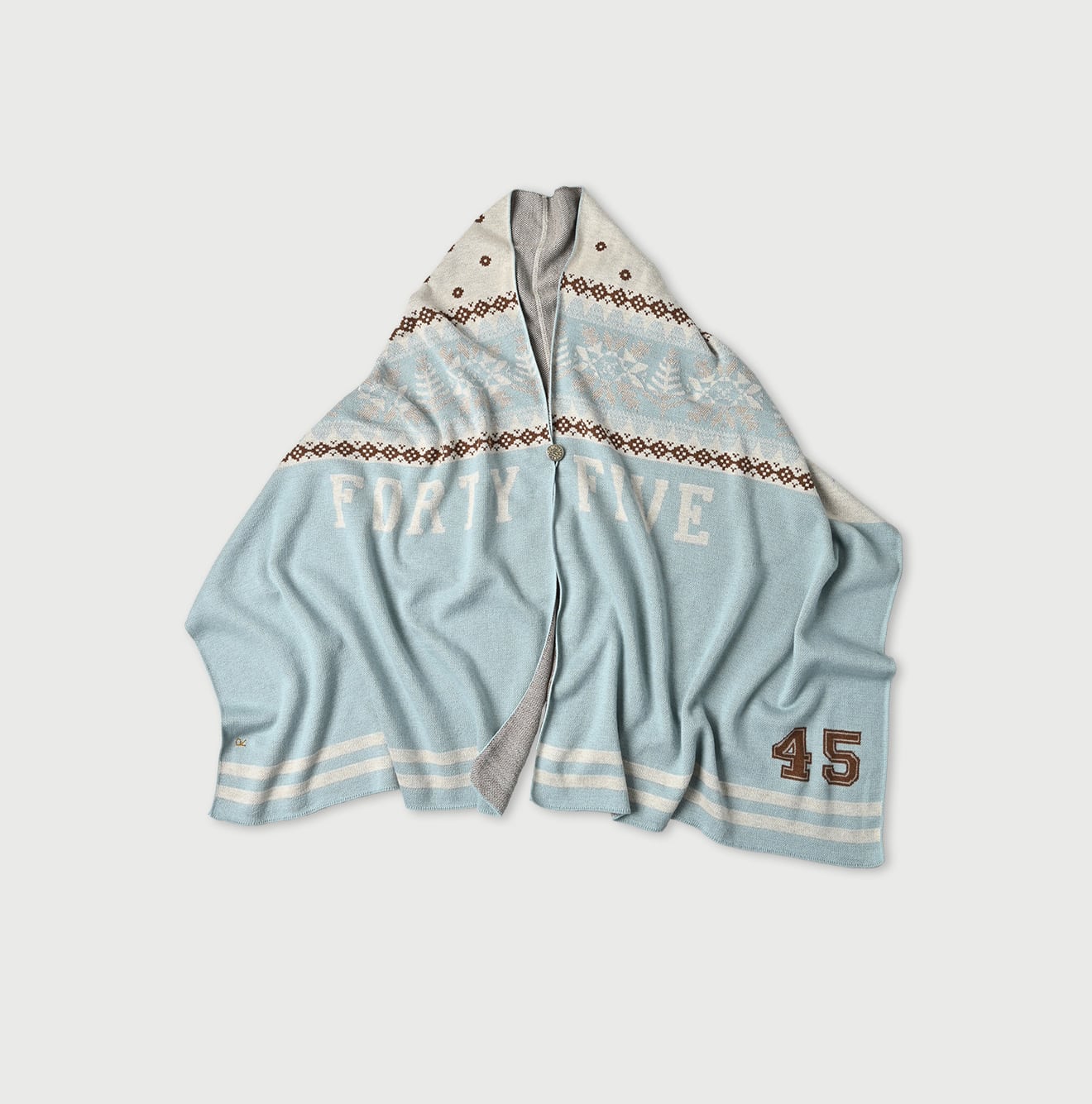 45R Snowflake Supima Organic Cotton Stole - Image 2