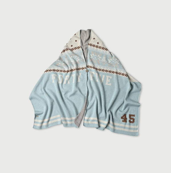 45R Snowflake Supima Organic Cotton Stole