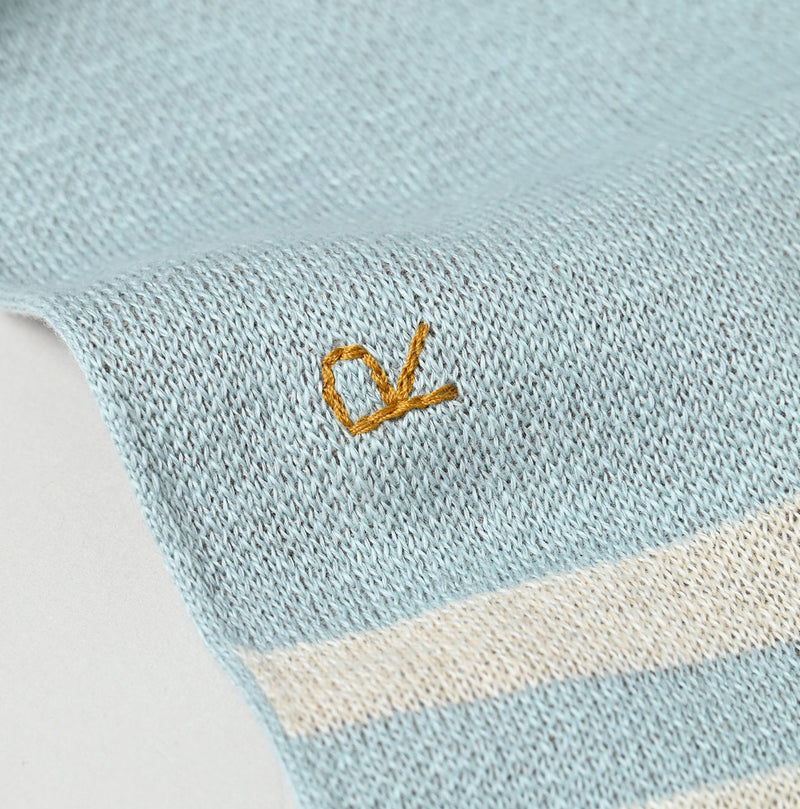 45R Snowflake Supima Organic Cotton Stole