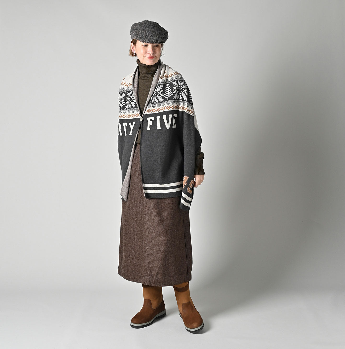 45R Snowflake Supima Organic Cotton Stole - Image 3